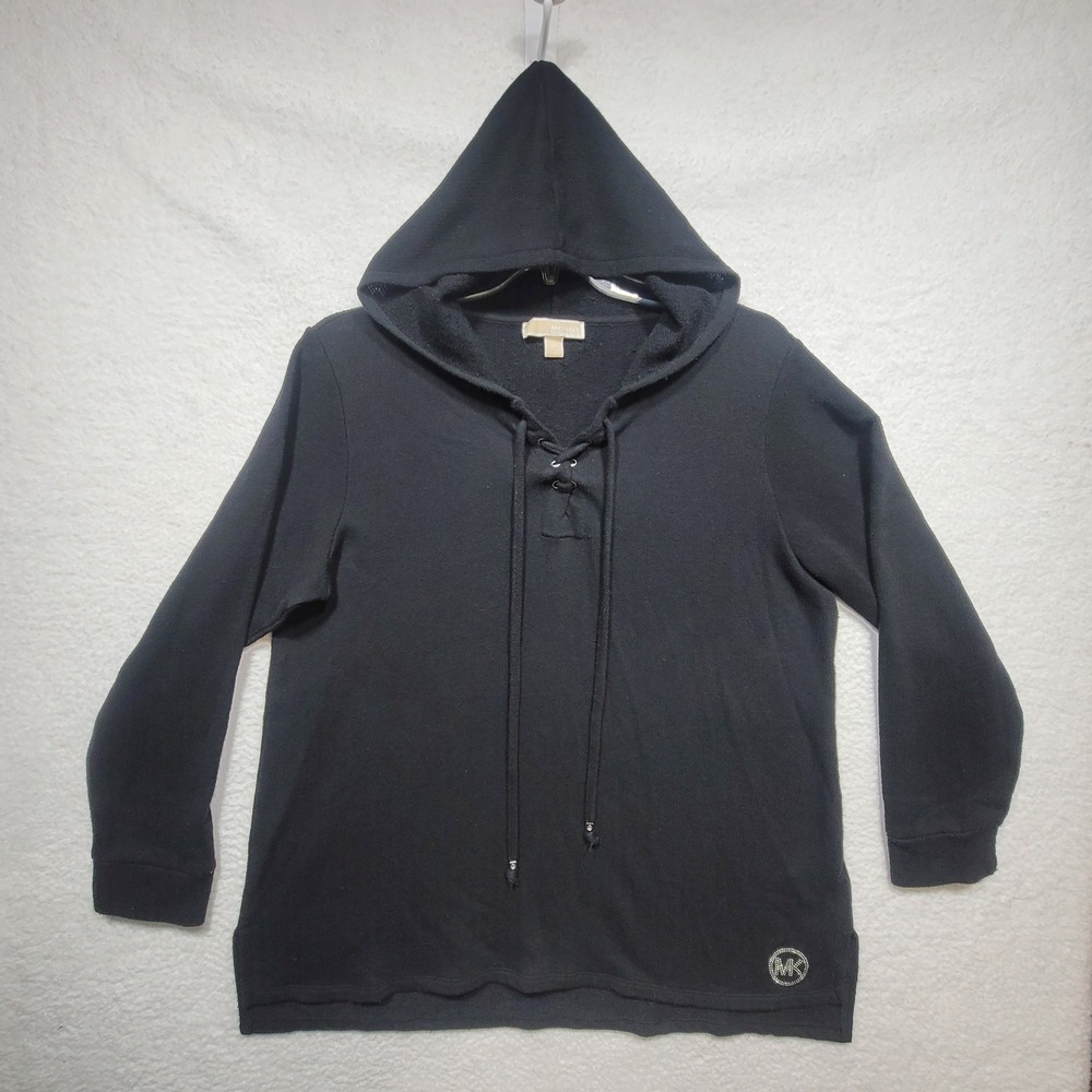 Michael Kors Black Hoodie Casual Pullover